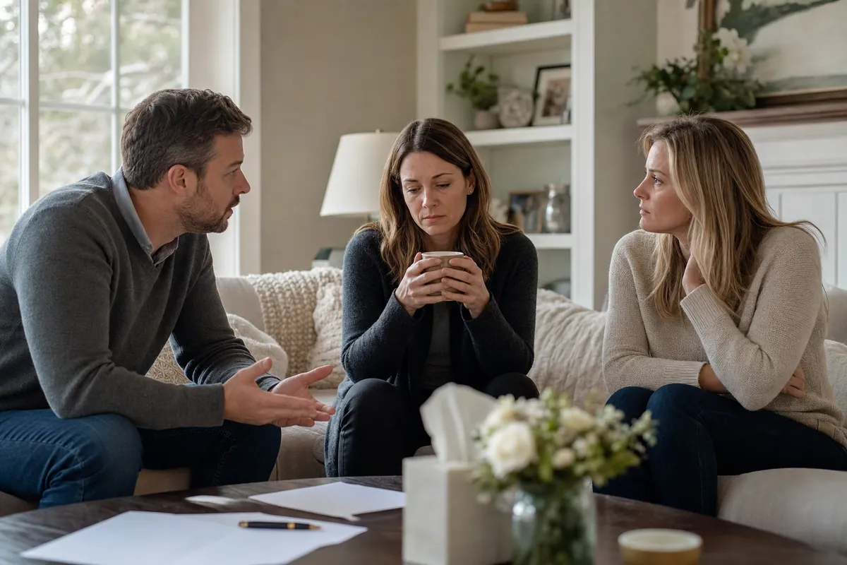 Illustration supporting What to Do When Family Disagrees About Funeral Arrangements