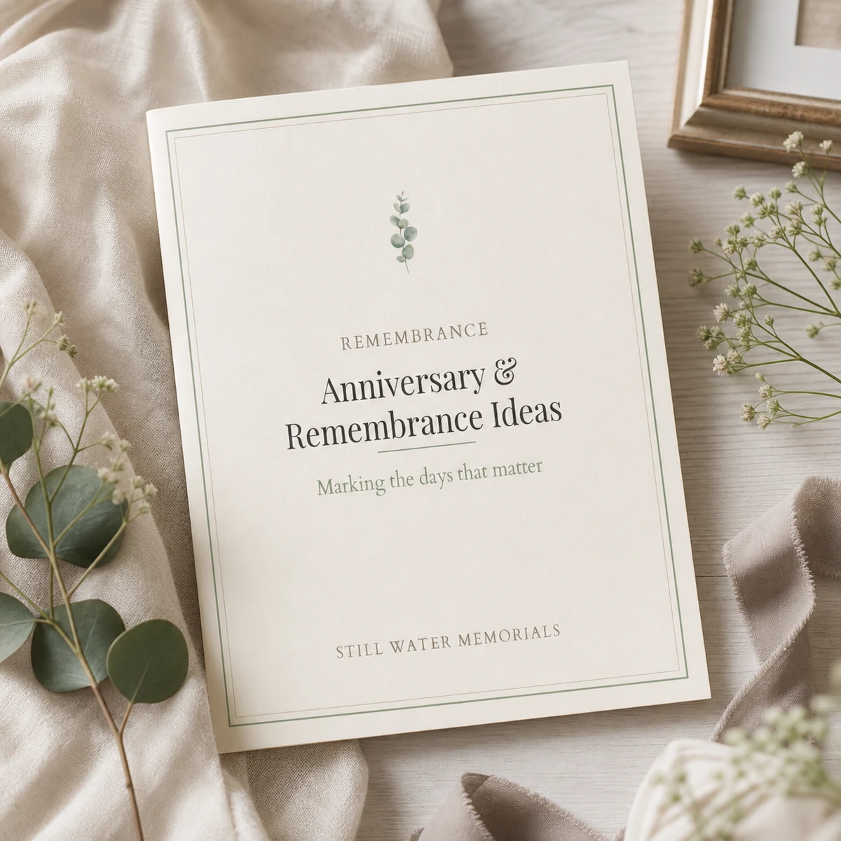 Anniversary & Remembrance Ideas — A guided grief workbook with writing prompts