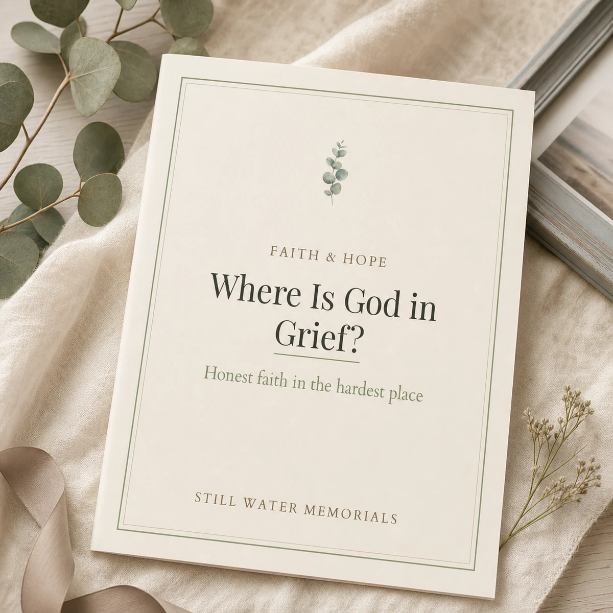 Where Is God in Grief? — A guided grief workbook with writing prompts